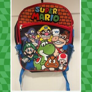 New ✨ Super Mario Brothers 16” Backpack